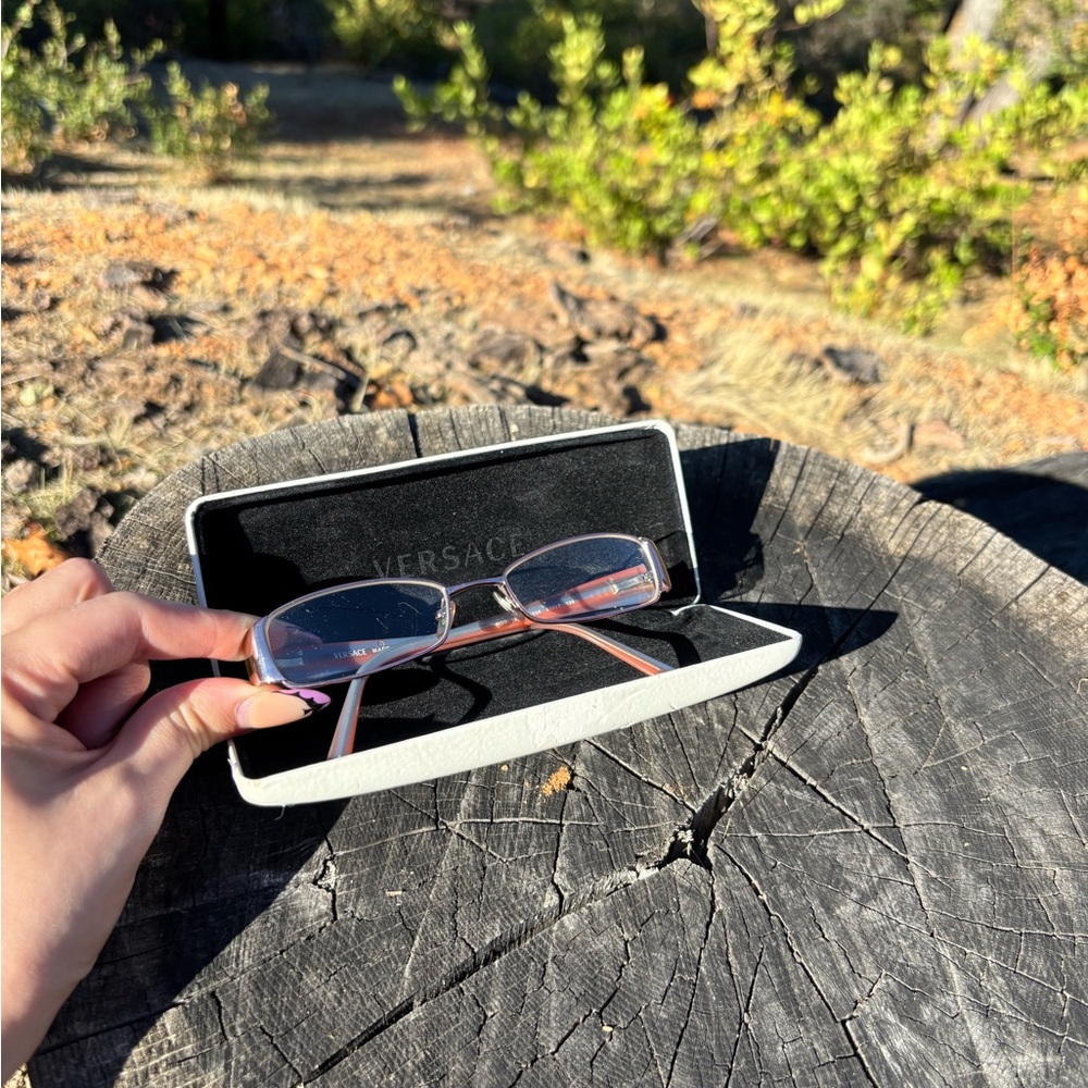 Versace Women's Glasses - Rose Gold